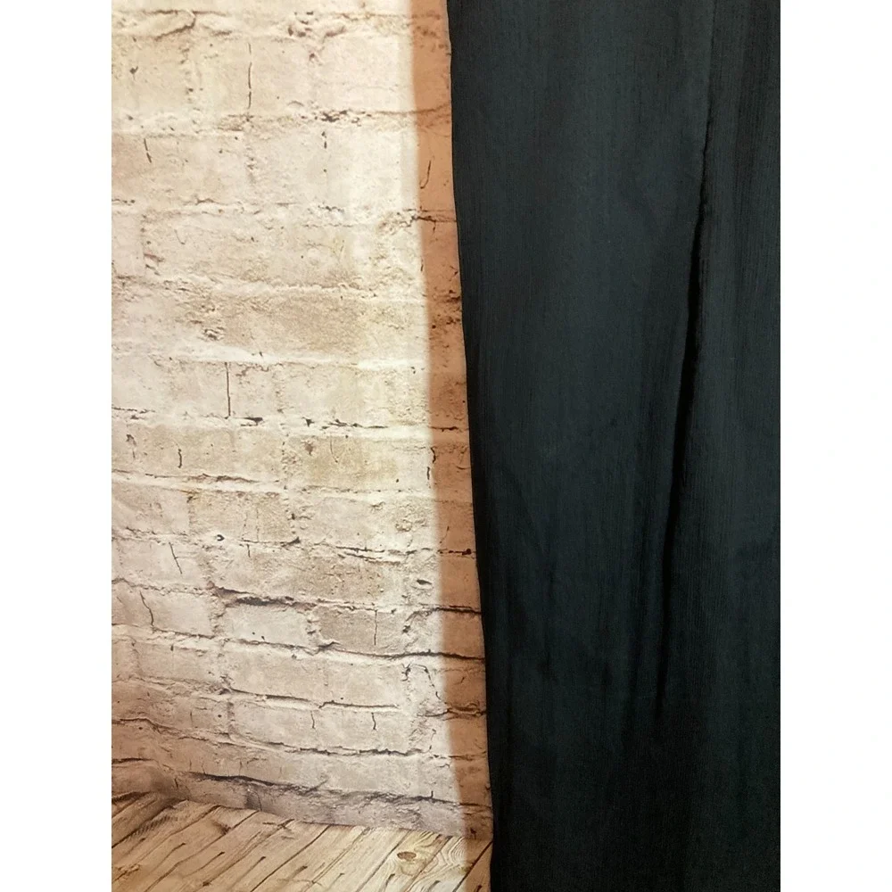 Vintage Jewel Queen Silk Chiffon Maxi Dress Womens 8 Black Grunge Whimsigoth - Picture 7 of 12